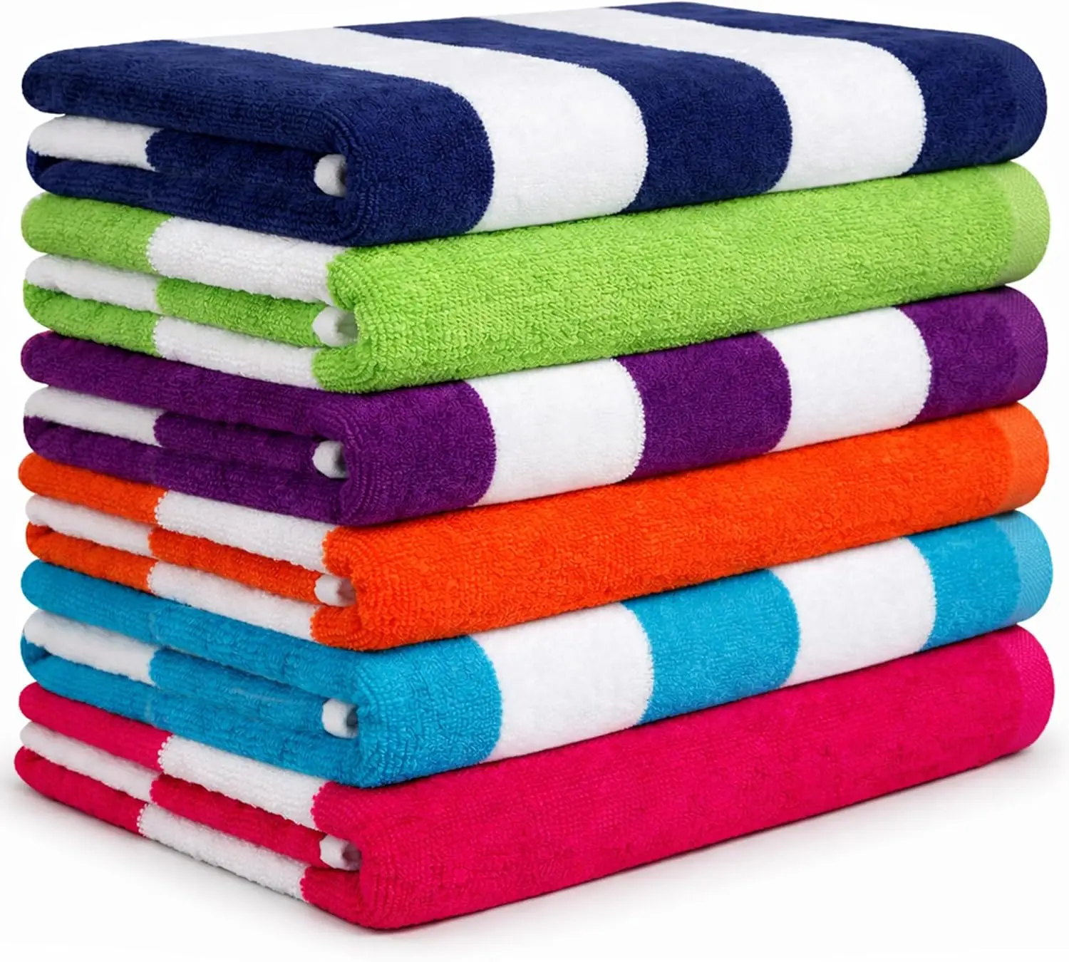 Beach Towel Large - Beach Towels 6 Pack Large 30x60-100%