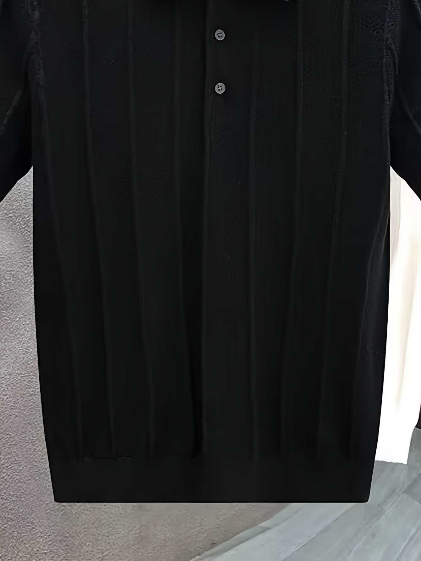 High-end luxury vertical strip - Polo Shirt Pique reseña y precio