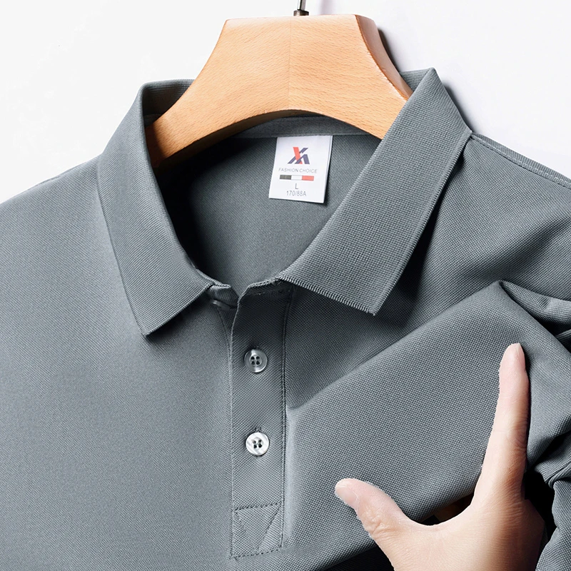 Men's Fashion Solid Short Slee - Polo Shirt Pique reseña y precio