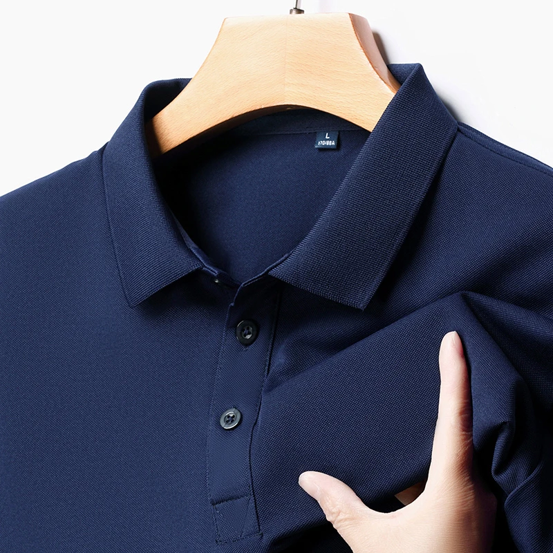Men's Fashion Solid Short Slee - Polo Shirt Pique reseña y precio