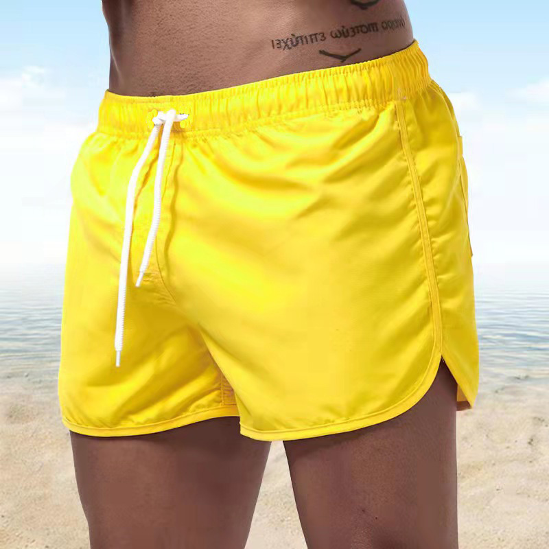 Men's 2026 Solid Drawstring Br - Trunks Board Surf reseña y precio