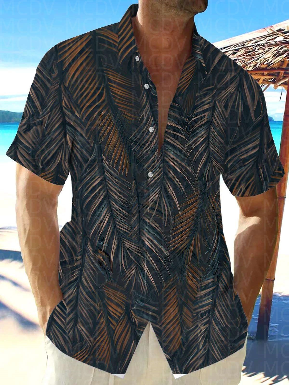 Cute Pattern Men's Hawaiian Sh - Shirt Camp Collar reseña y precio