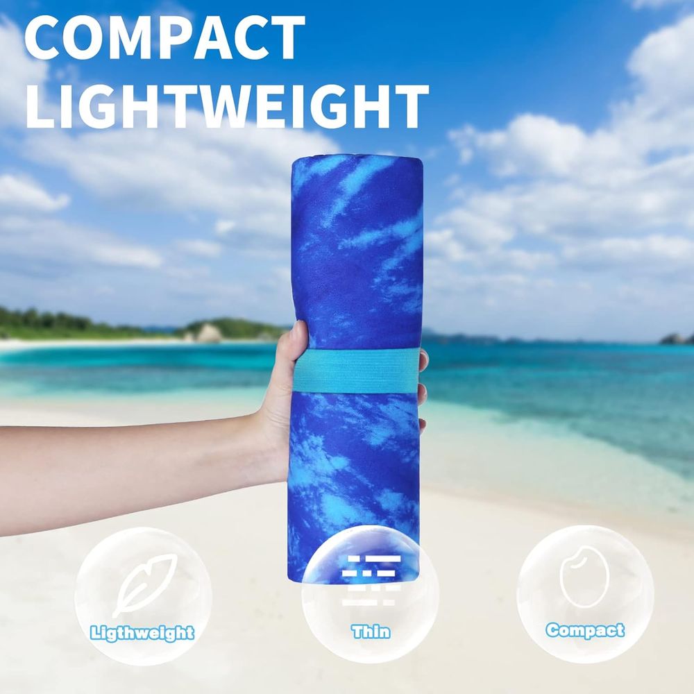 Lightweight Oversized 71x32 Be - Beach Towel Large reseña y precio