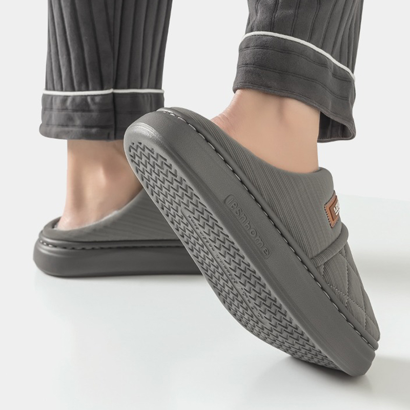 Winter Warm Slipper Women Men  - Flip Flop Leather Men reseña y precio