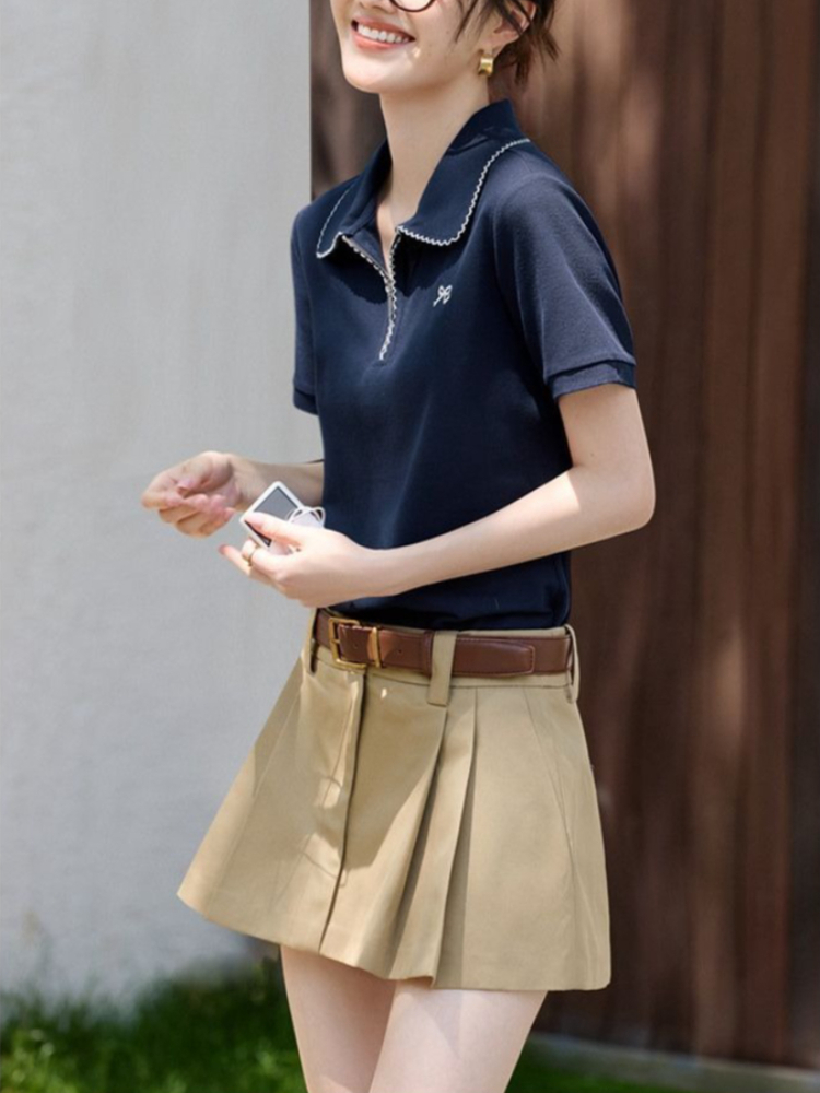 Women's Slim Fit Figure Flatte - Polo Shirt Pique reseña y precio