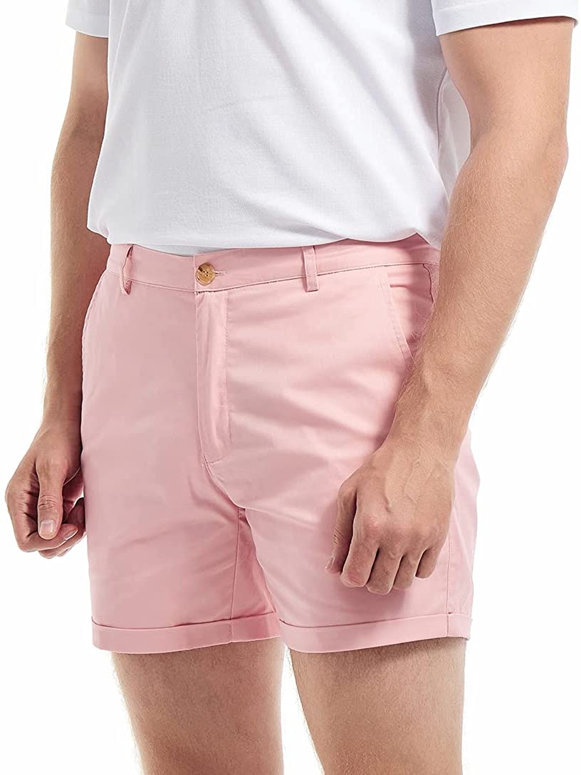 AIMPACT Men's Summer Slim-fit  - Shorts Chino Slim reseña y precio