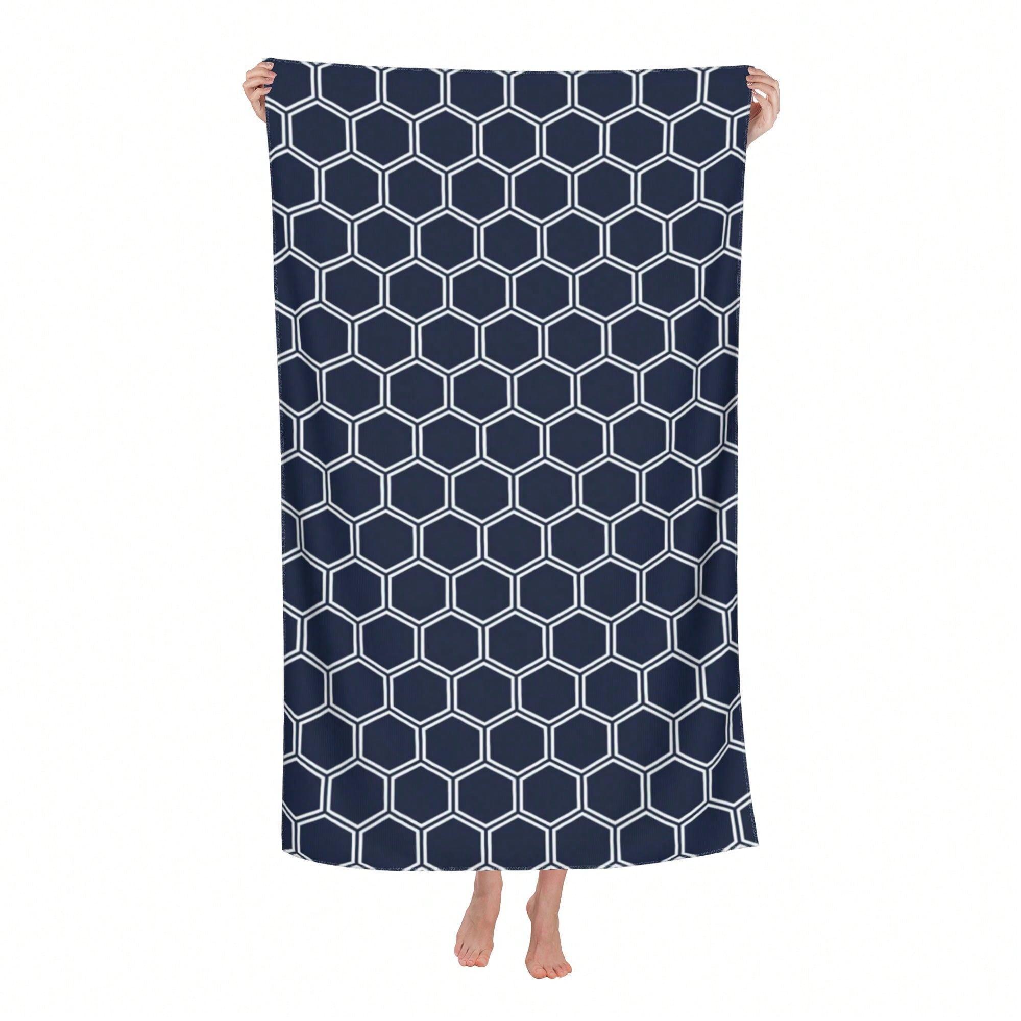 Geometric Pattern Cla1ssic StY - Beach Towel Large reseña y precio