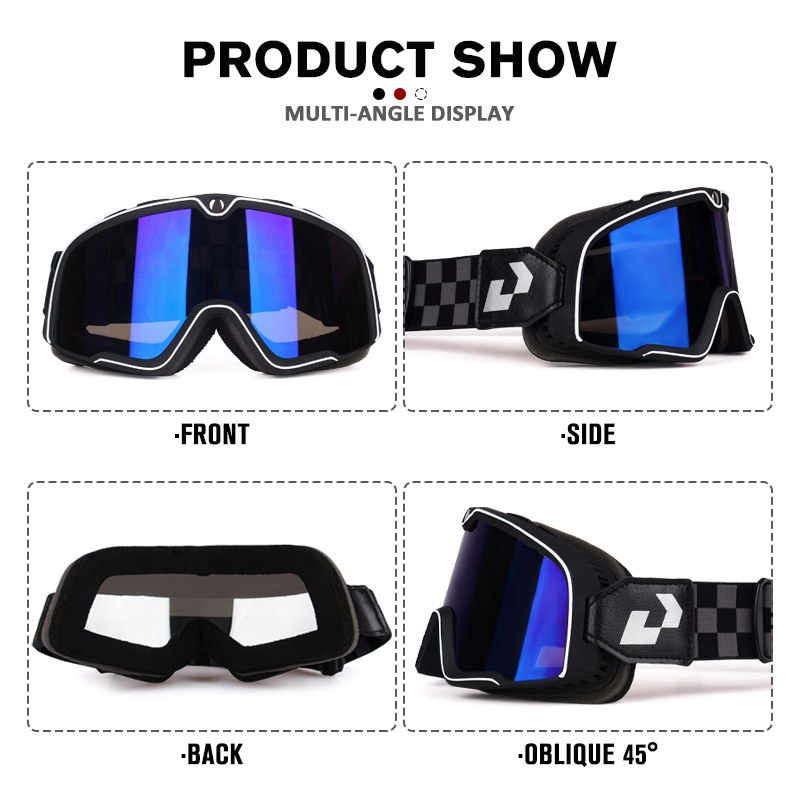 Bicycle Goggles Leather Windsh - Sunglass Retainer Cord reseña y precio