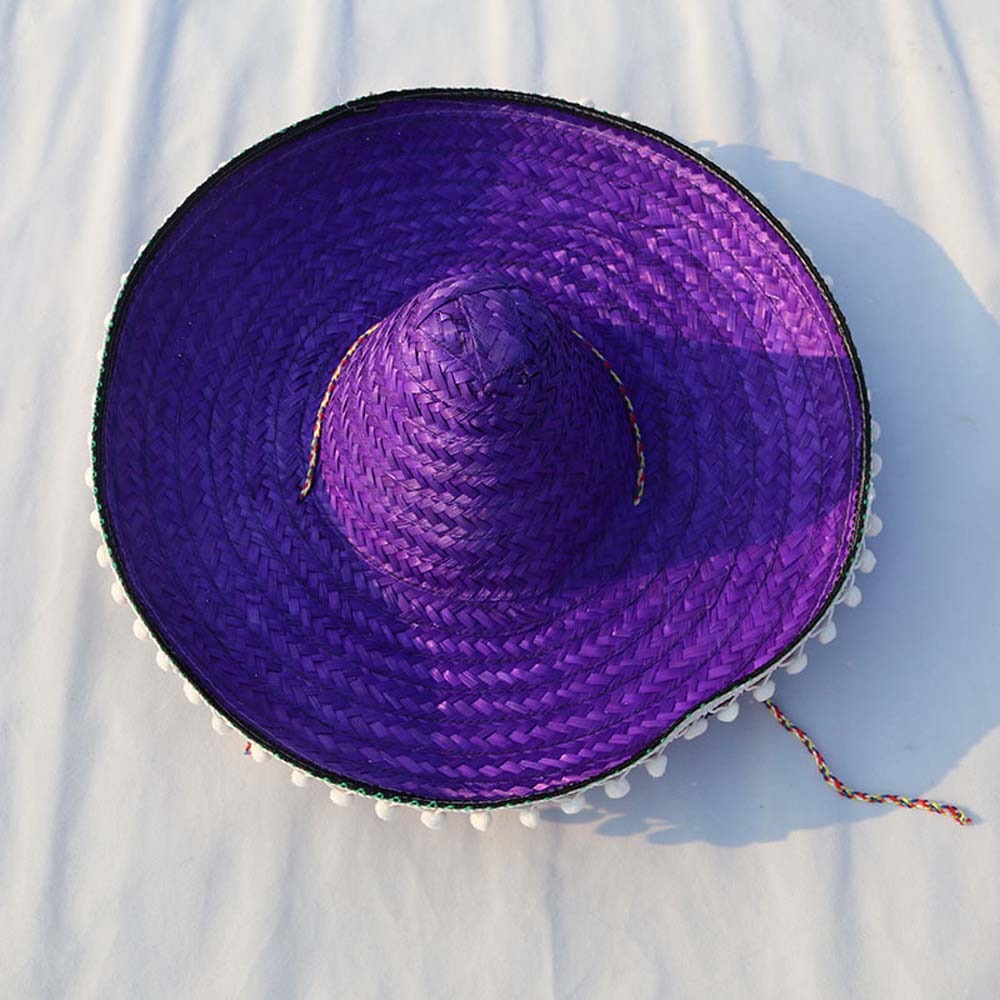 Summer Wide Brim Mexican Party - Bucket Hat Straw reseña y precio
