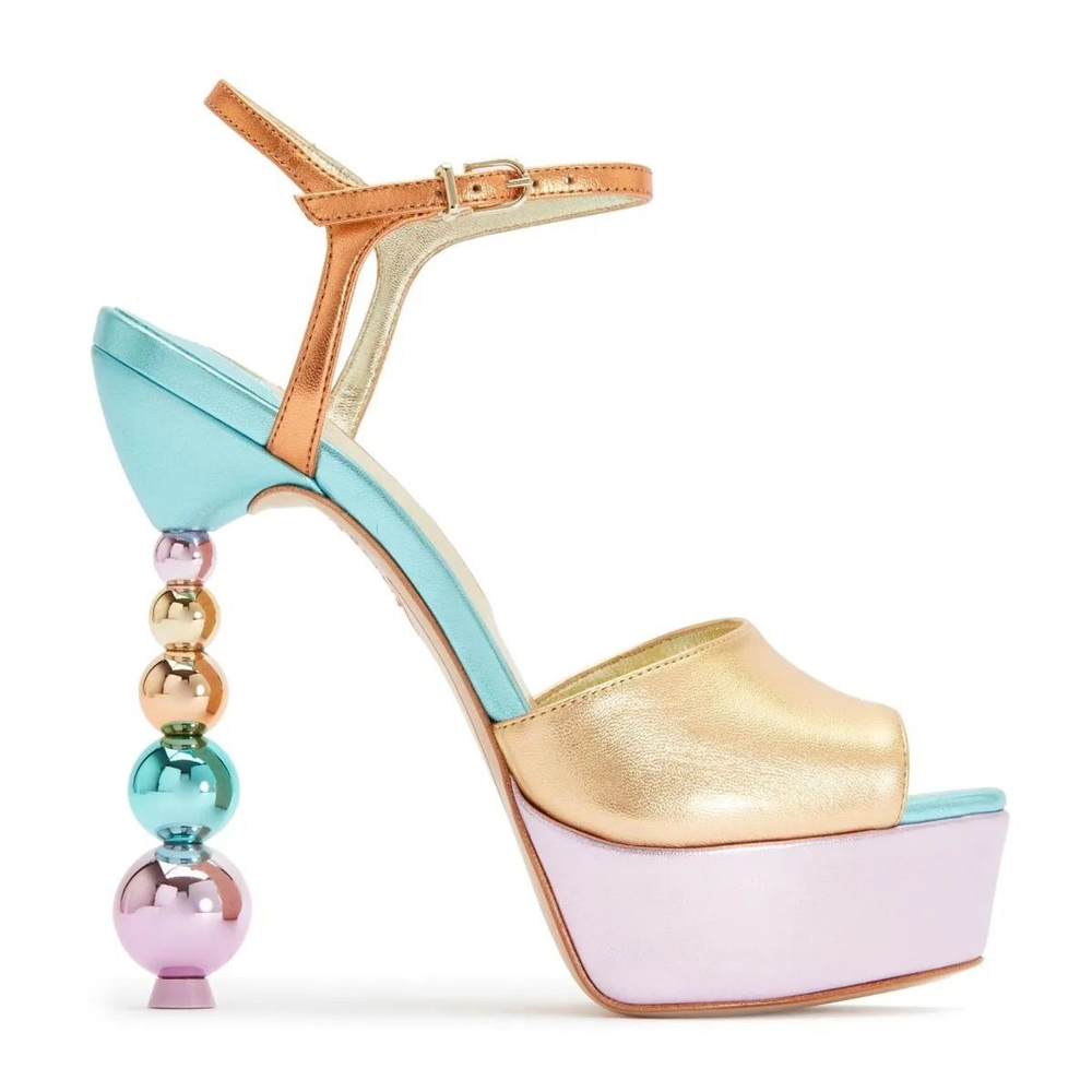 Sweet Pastel Leather Platform  - Casual Sandal Leather reseña y precio
