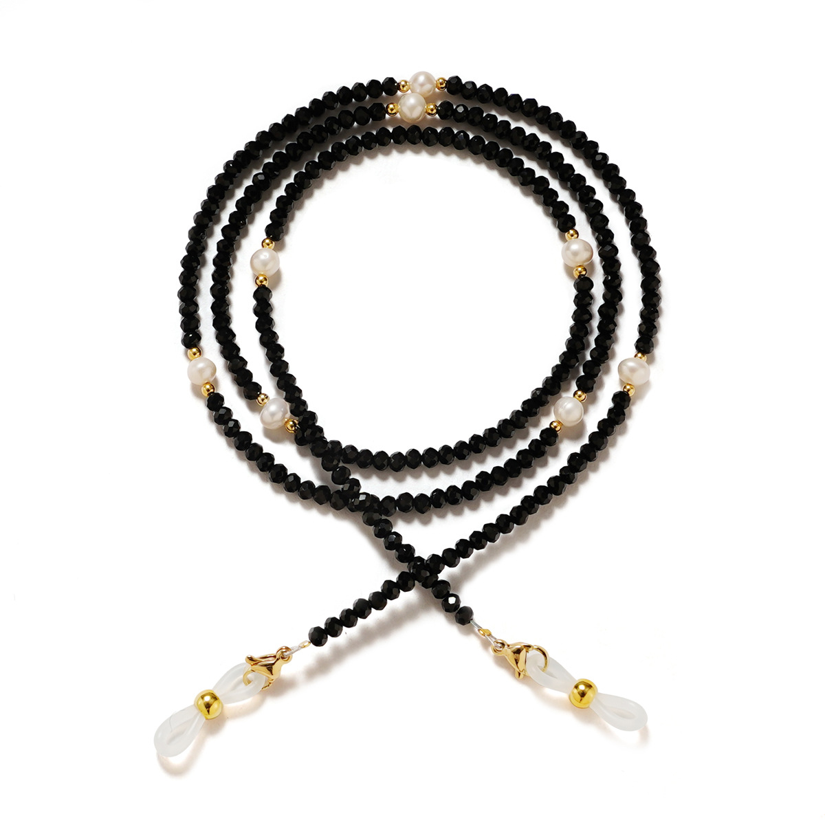 Pearl Crystal Glasses Chain wo - Sunglass Retainer Cord reseña y precio
