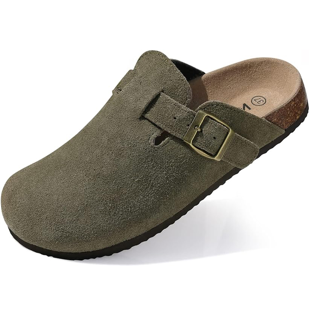Classic Beach Shoes Men's Sued - Flip Flop Leather Men reseña y precio