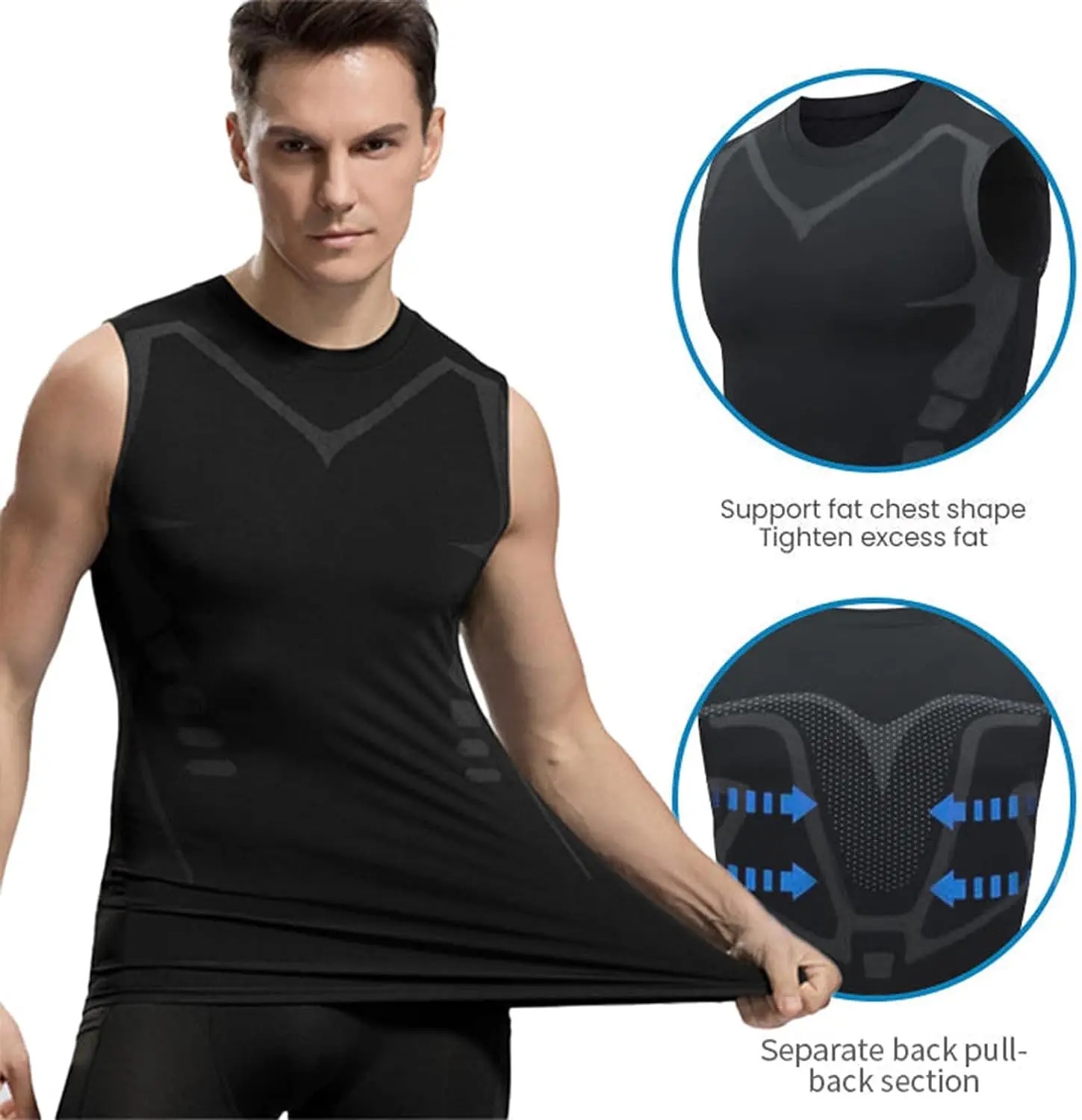 Men's Compression Tank Top, Sl - Tank Top Muscle reseña y precio