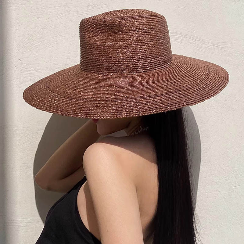 Large Brim Panama Straw Hat Fo - Bucket Hat Straw reseña y precio