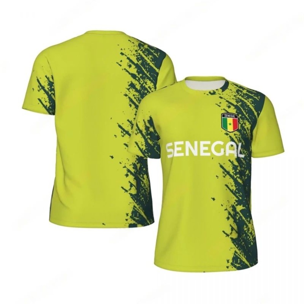2026 New Summer Senegal Flag G - Tee Graphic Print reseña y precio