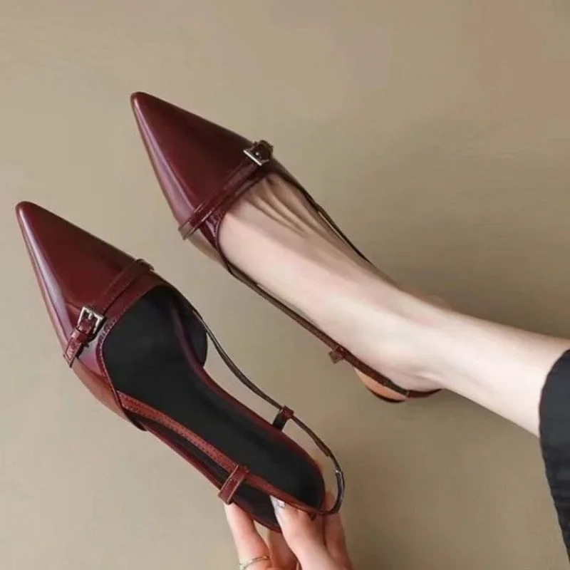 Women Sandals Fashion Pointed  - Casual Sandal Leather reseña y precio