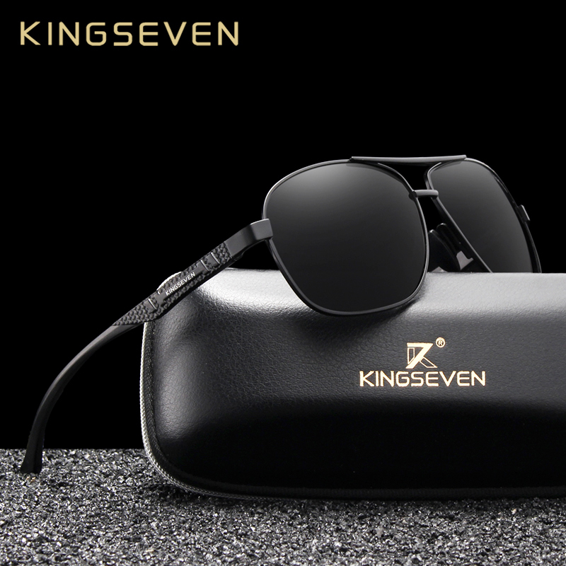KINGSEVEN Brand Men Sunglasses - Sunglasses Aviator Polarized reseña y precio