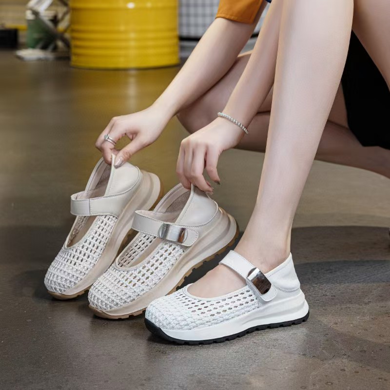 Women's Genuine Leather Braide - Espadrille Slip On reseña y precio