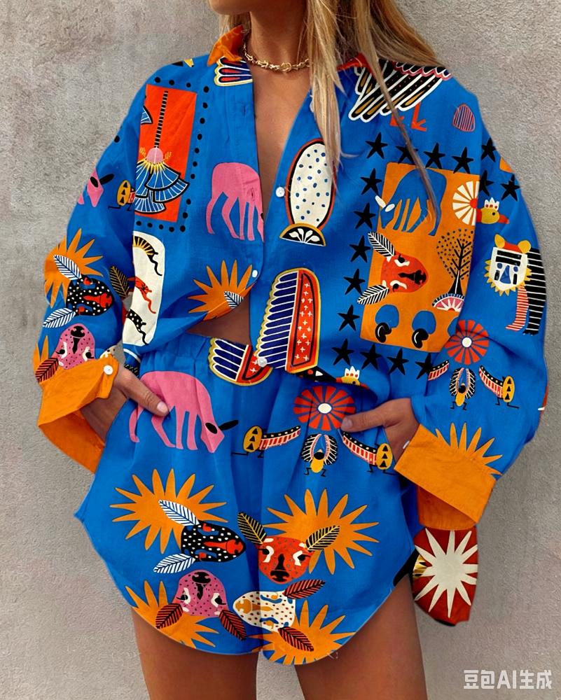 Hawaii Summer Fashion Long Sle - Resort Shirt Floral reseña y precio