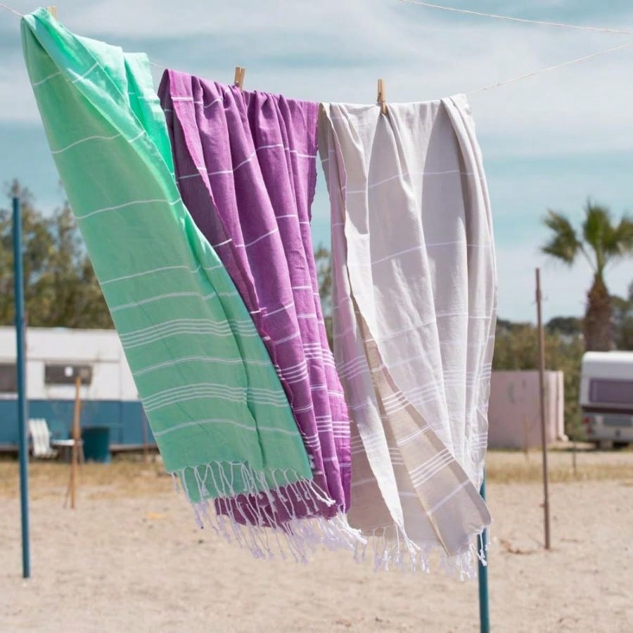 Turkish Beach Towel With Trave - Beach Towel Large reseña y precio