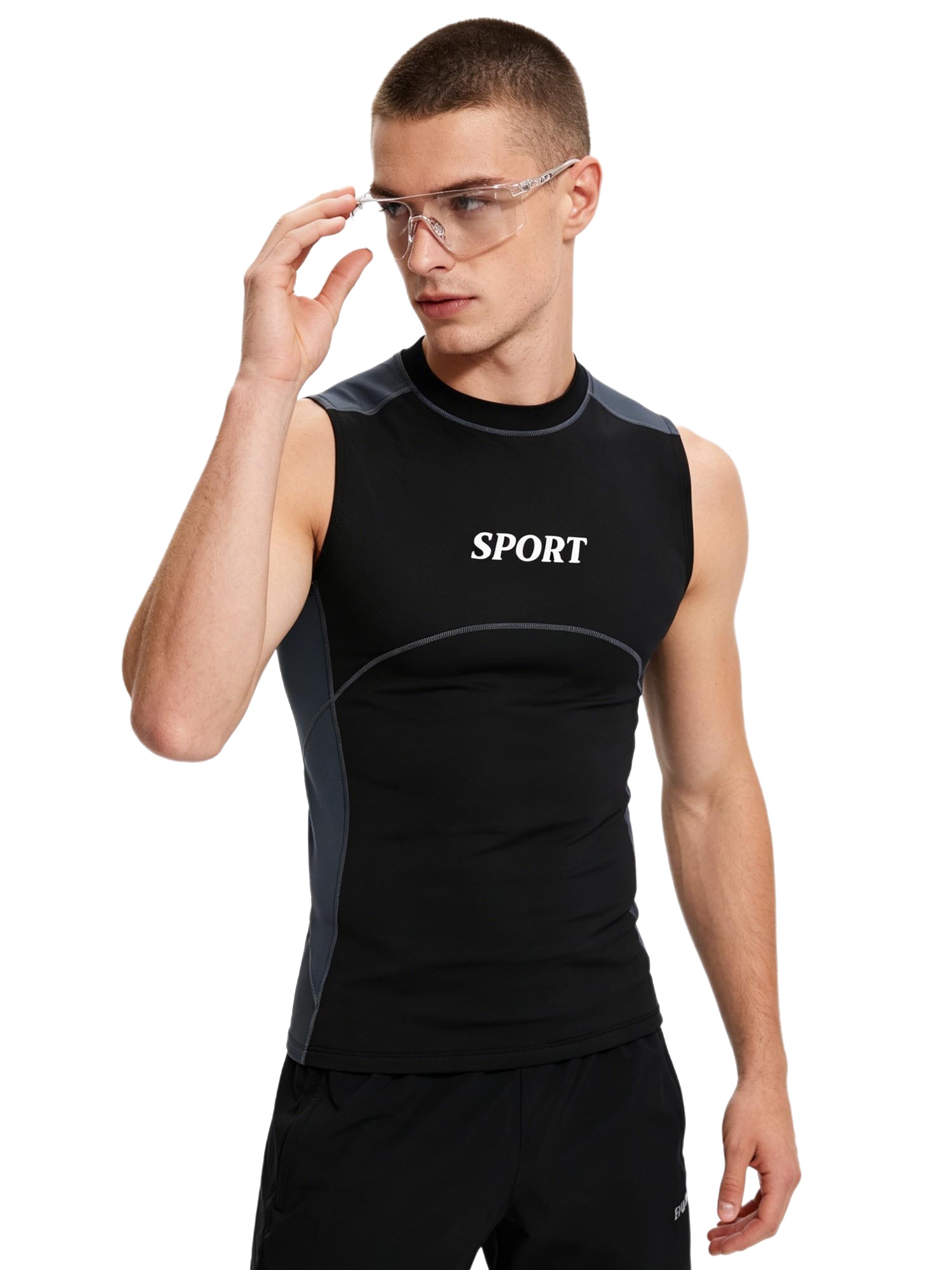 Mans Compression Tank Top Pull - Tank Top Muscle reseña y precio