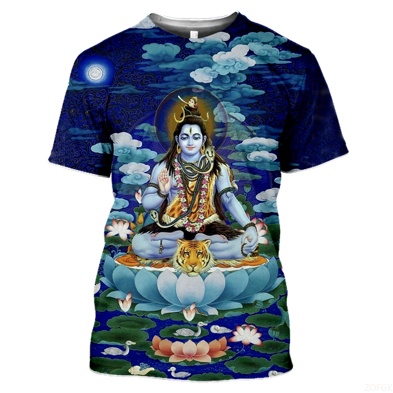 Summer Fashion Indian Deities  - Tee Graphic Print reseña y precio