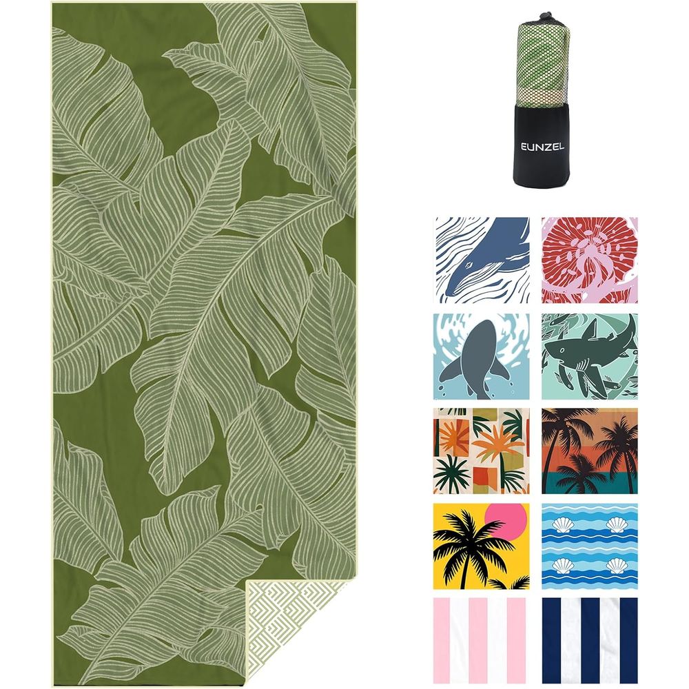 Large Quick-Dry Sand-Free Beac - Beach Towel Large reseña y precio