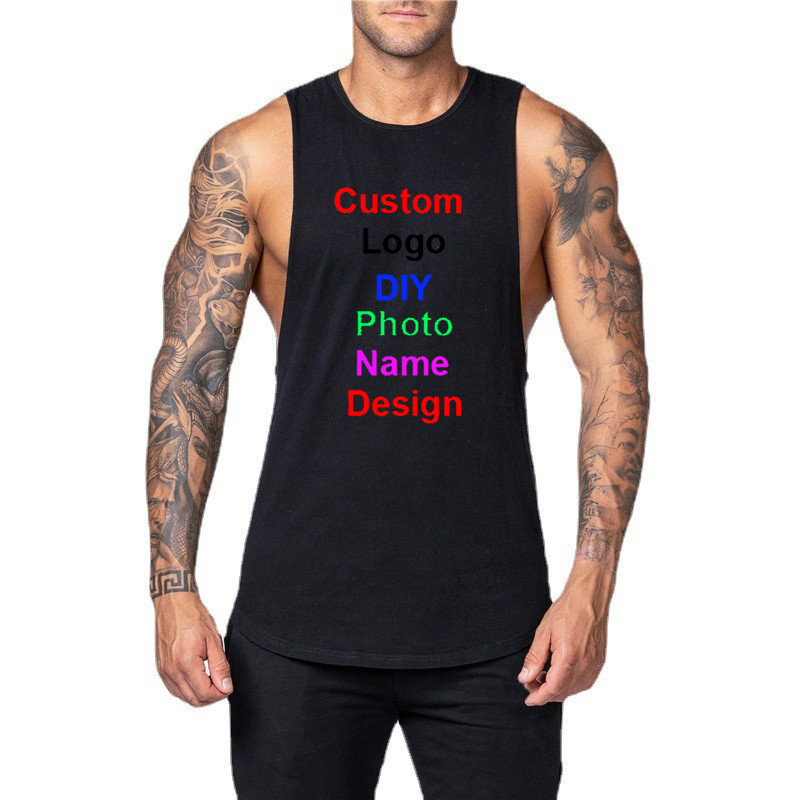 DIY Customized Logo Brand Gym  - Tank Top Muscle reseña y precio