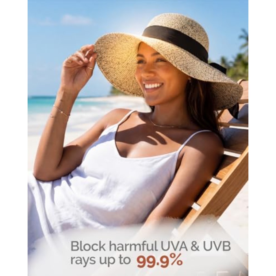 Hat Hut Wide Brim Beach Sun Ha - Packable Hat Nylon reseña y precio
