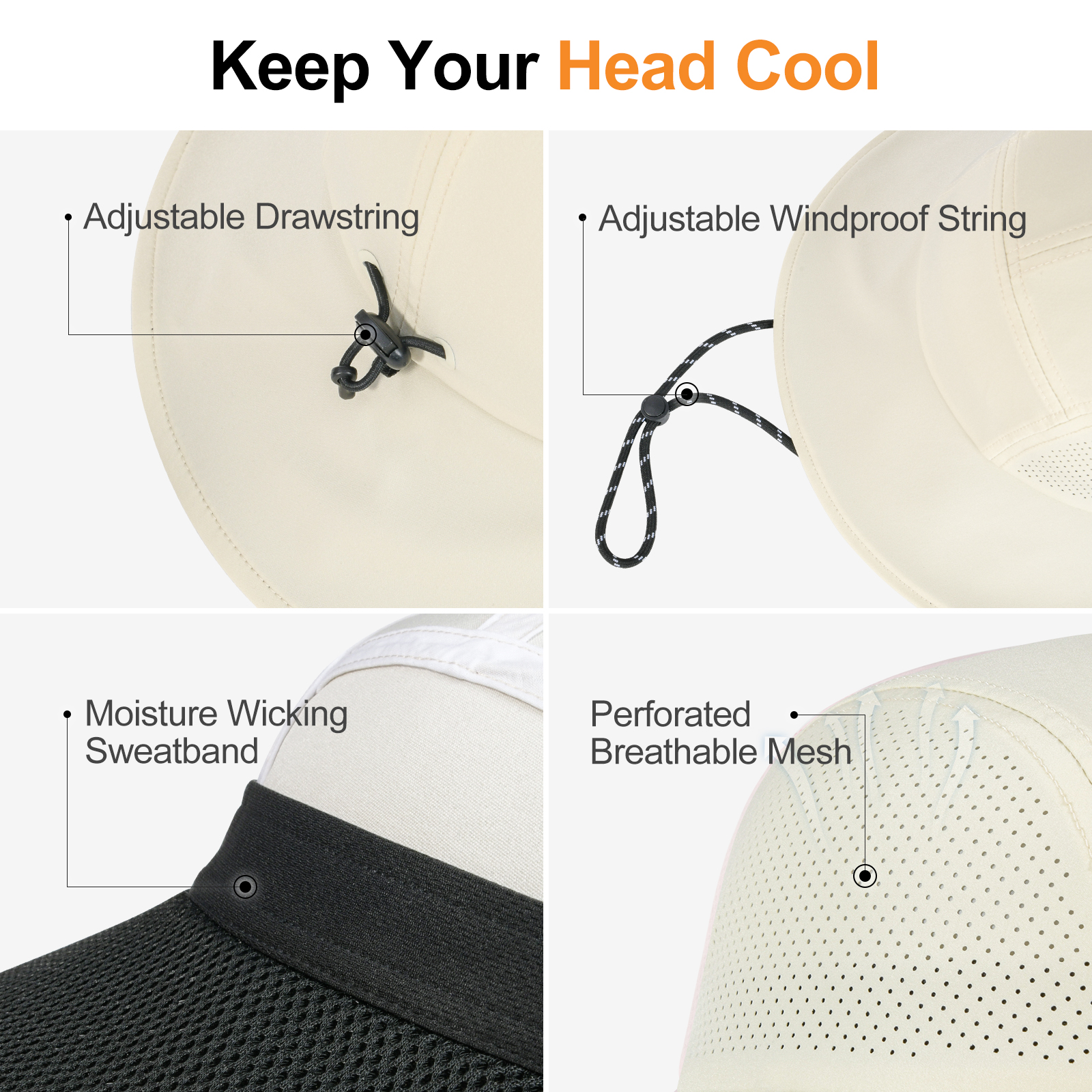 FEINION Women's Lightweight Su - Packable Hat Nylon reseña y precio