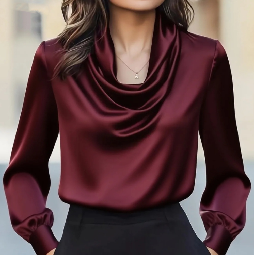 Autumn fashion elegant tempera - Shirt Camp Collar reseña y precio