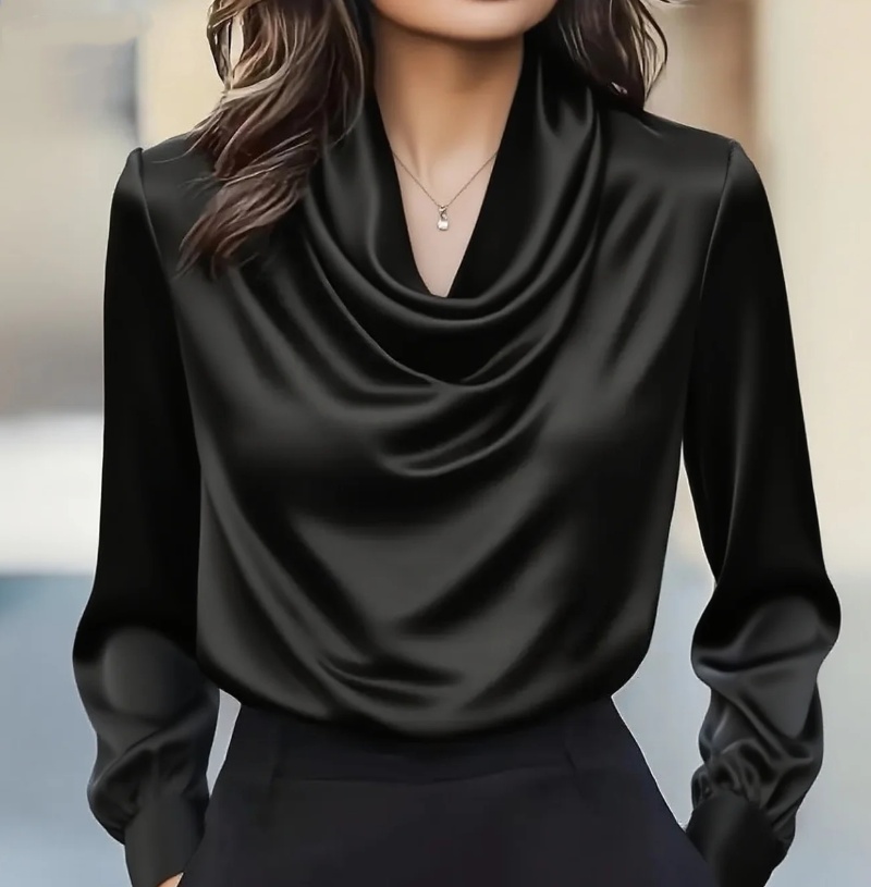 Autumn fashion elegant tempera - Shirt Camp Collar reseña y precio