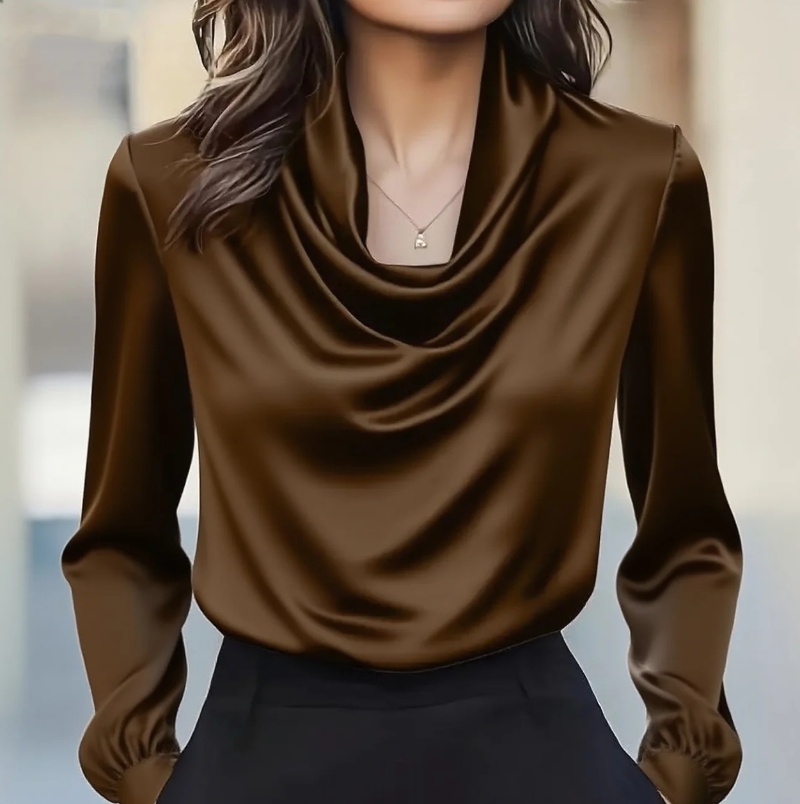 Autumn fashion elegant tempera - Shirt Camp Collar reseña y precio