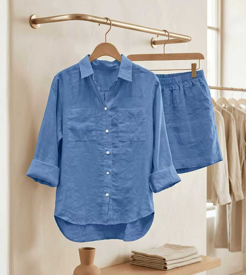 Summer Cotton Linen Casual Hom - Linen Shirt Breathable reseña y precio