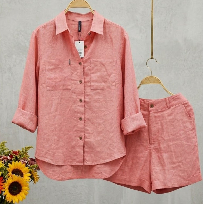 Summer Cotton Linen Casual Hom - Linen Shirt Breathable reseña y precio