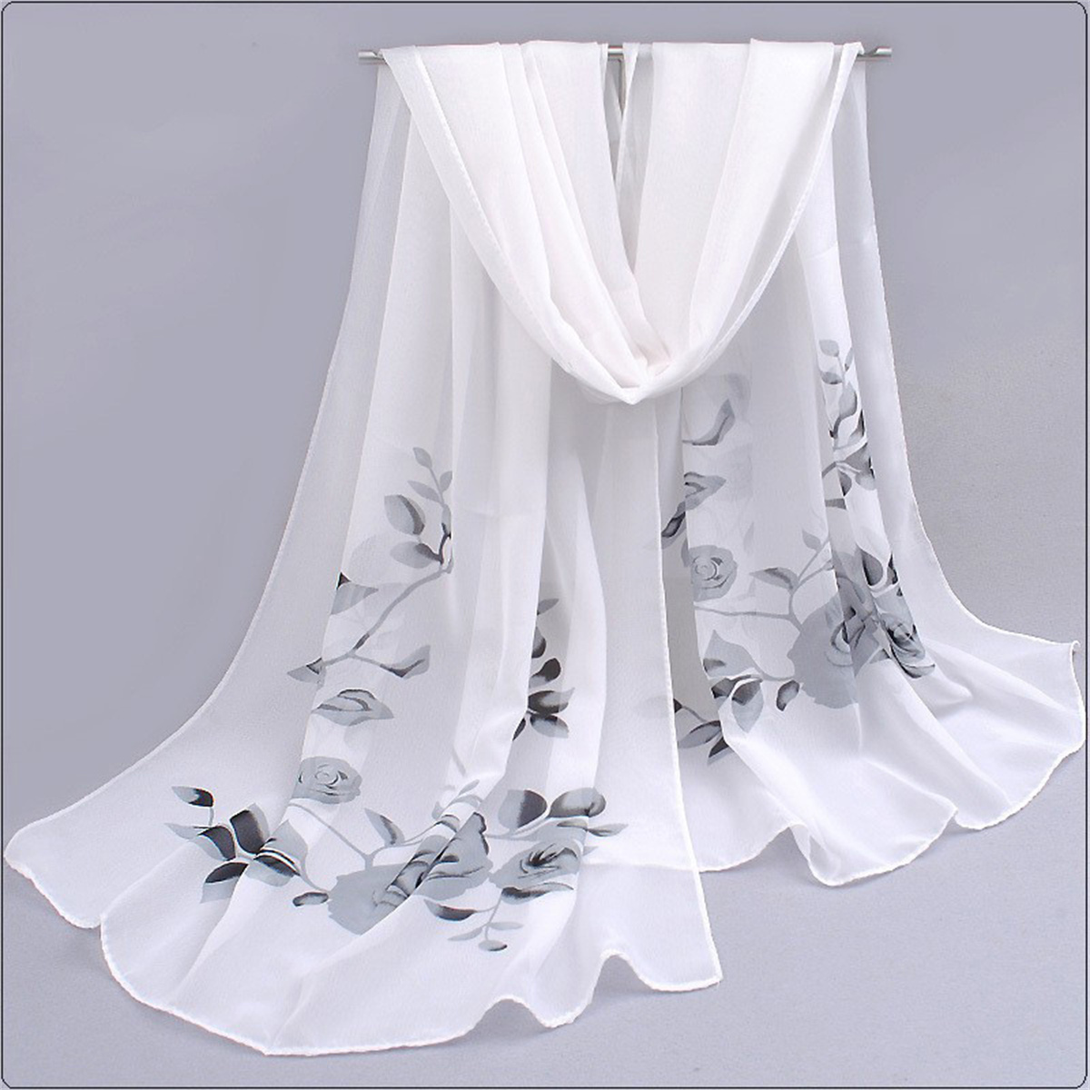 1pcs Chiffon Scarf Simple Eleg - Beach Towel Large reseña y precio