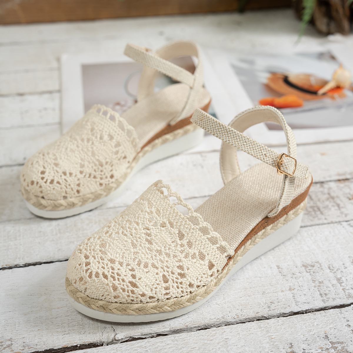 Women Wedge Sandals 2025 Summe - Espadrille Slip On reseña y precio