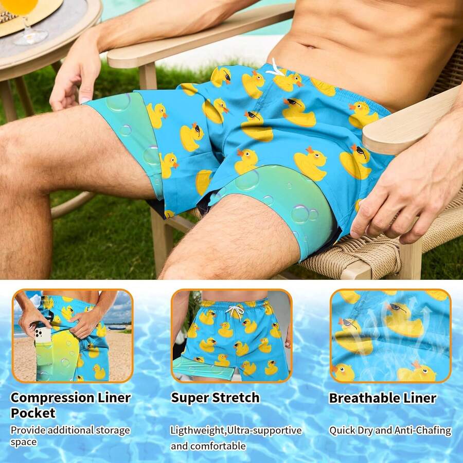 Mens Quick Dry Swim Trunks Wit - Swim Trunk Quick Dry reseña y precio
