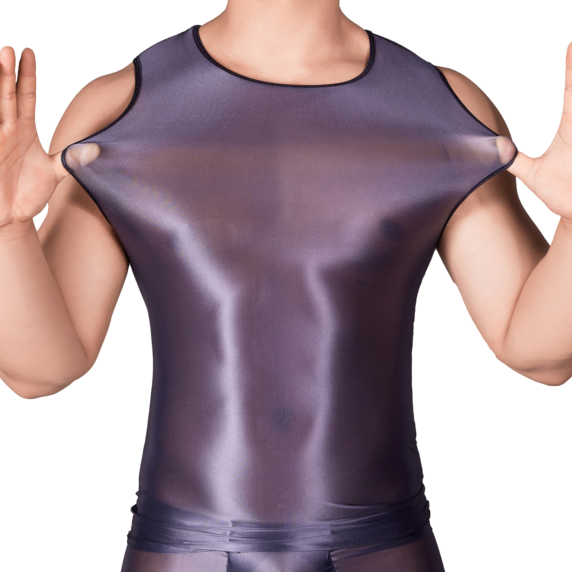 Solid Color Men's Slim Smooth  - Tank Top Muscle reseña y precio