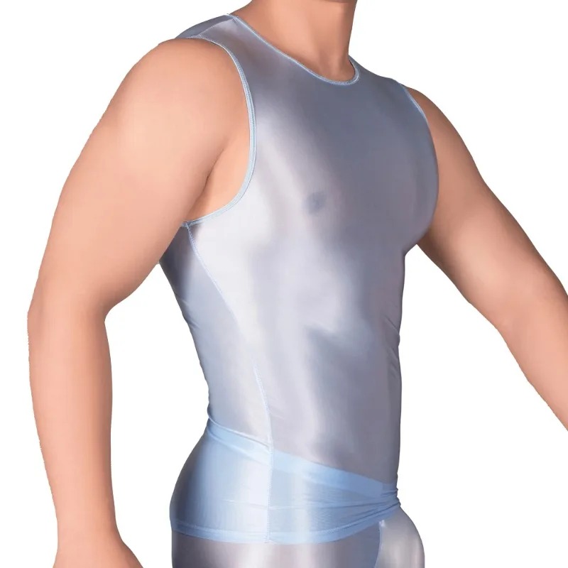 Solid Color Men's Slim Smooth  - Tank Top Muscle reseña y precio