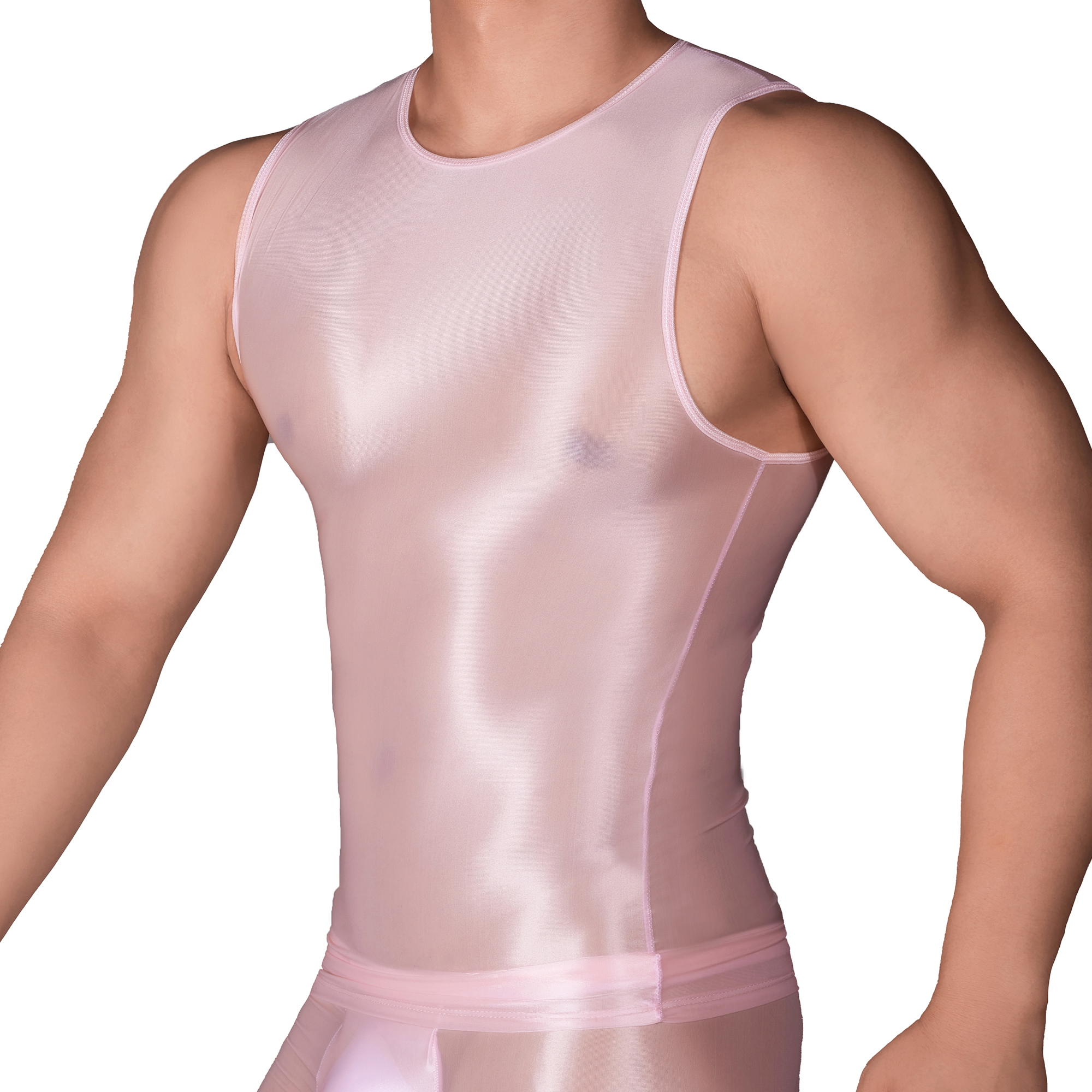 Solid Color Men's Slim Smooth  - Tank Top Muscle reseña y precio