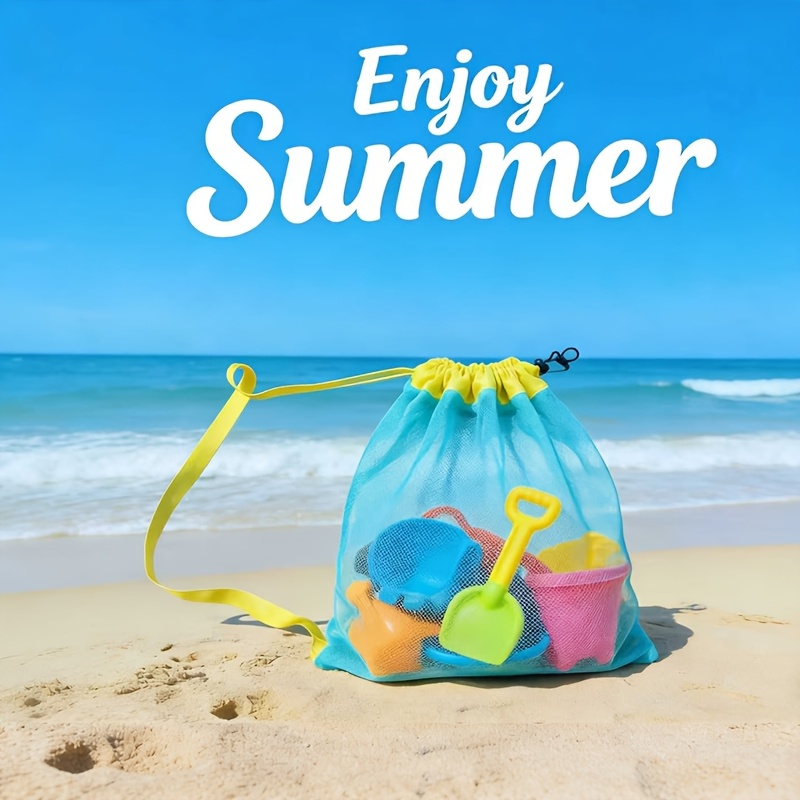 Extra Large Drawstring Mesh Cr - Beach Towel Large reseña y precio