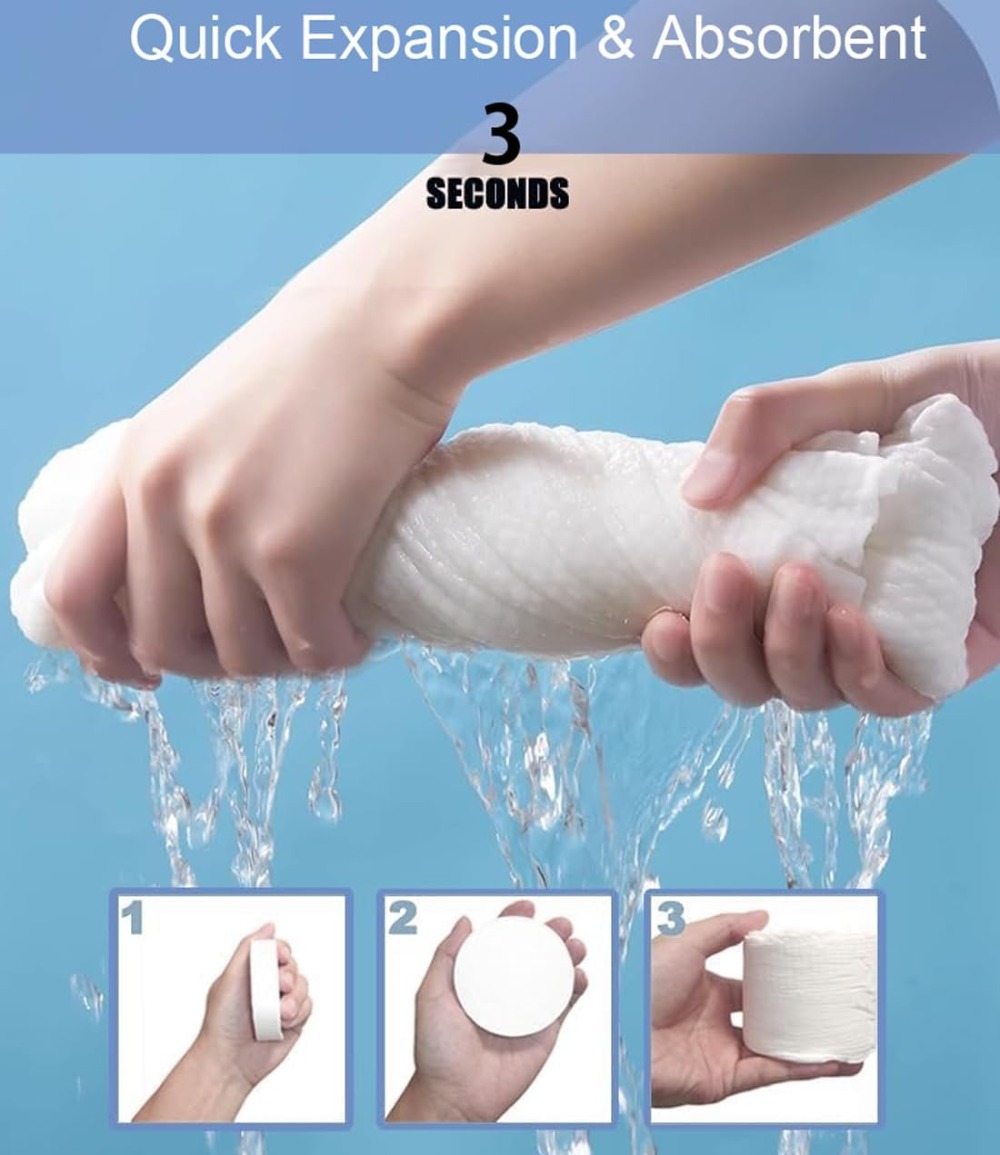 6 Packs Large Compressed Towel - Beach Towel Large reseña y precio
