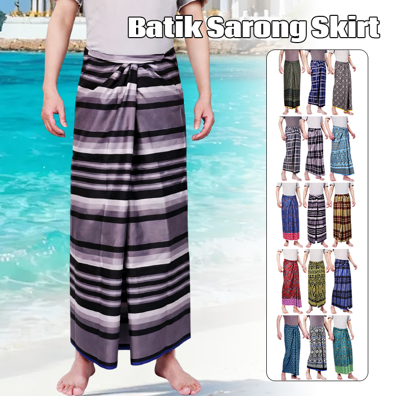 Men Women Batik Sarong Skirt E - Sarong Men Wrap reseña y precio