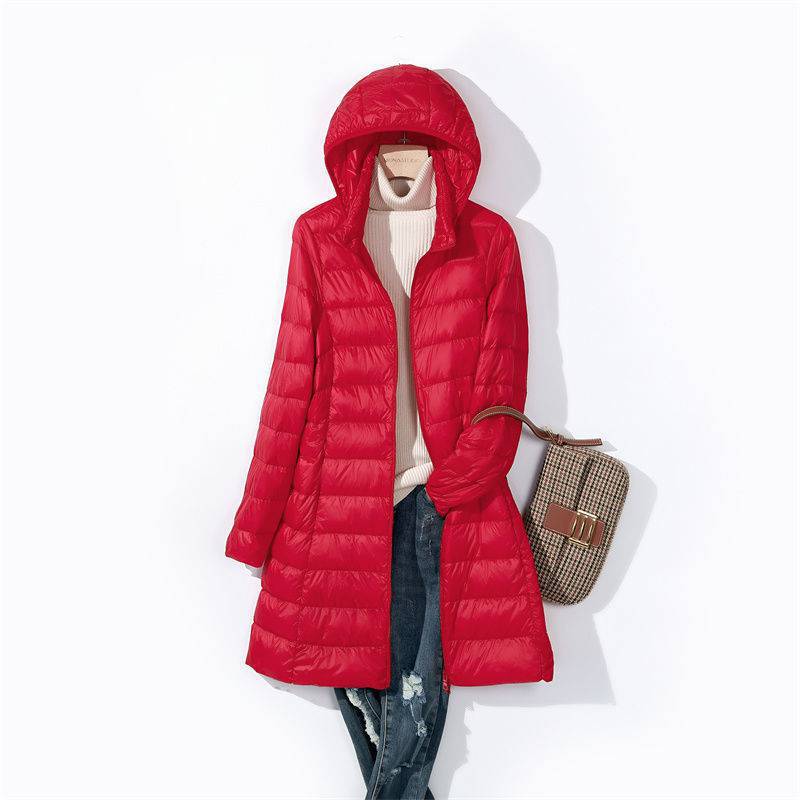 Women Long Puffer Jackets 2024 - Packable Hat Nylon reseña y precio
