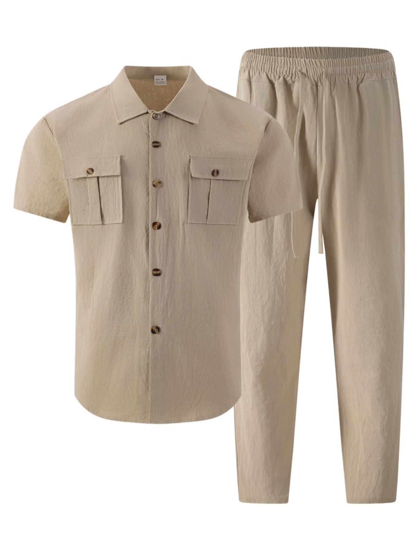 2026 Men's Cotton Linen Short  - Short Linen Drawstring reseña y precio