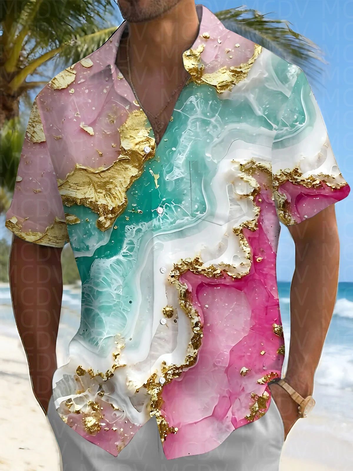 Bird Pattern Men's Hawaiian Sh - Shirt Camp Collar reseña y precio