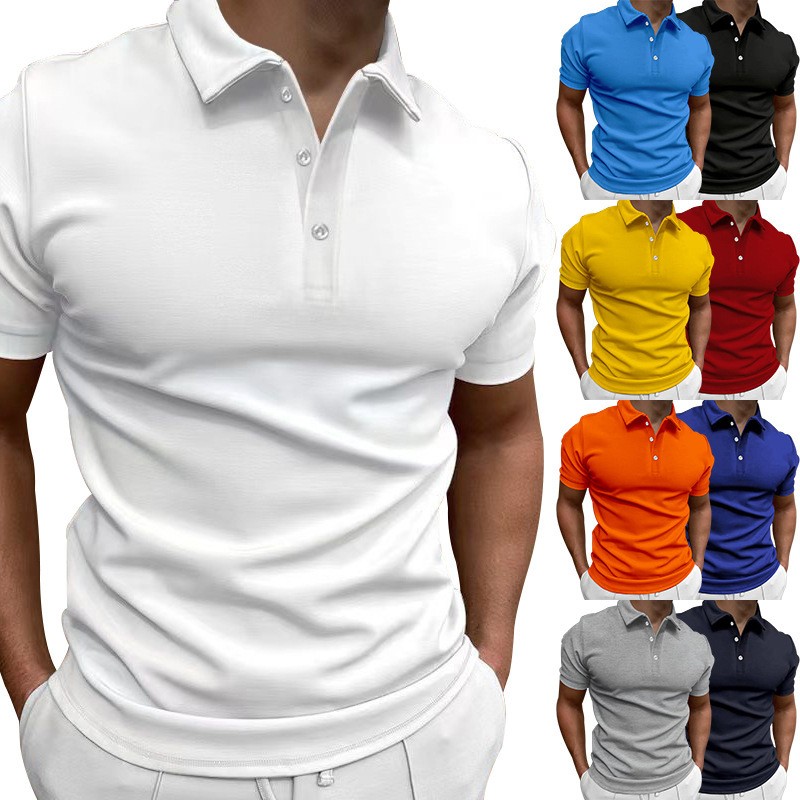 Casual Slim Fit Shirt Short Sl - Polo Shirt Pique reseña y precio