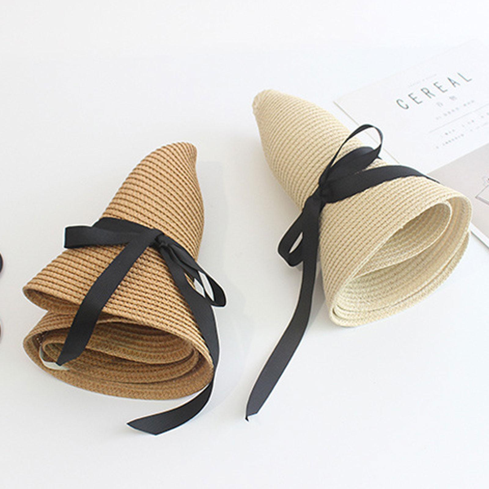 Summer Straw Hat Big Wide Brim - Bucket Hat Straw reseña y precio