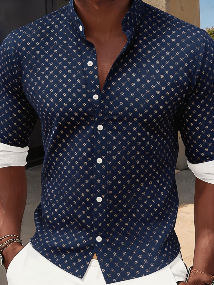Mens Stylish Slim Fit Shirt Na - Resort Shirt Floral reseña y precio